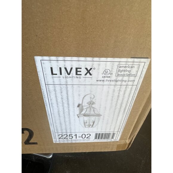 NEW Solid Brass Outdoor Wall Lantern with Clear Beveled Glass, 20.25" x 10.5" - Picture 7 of 8